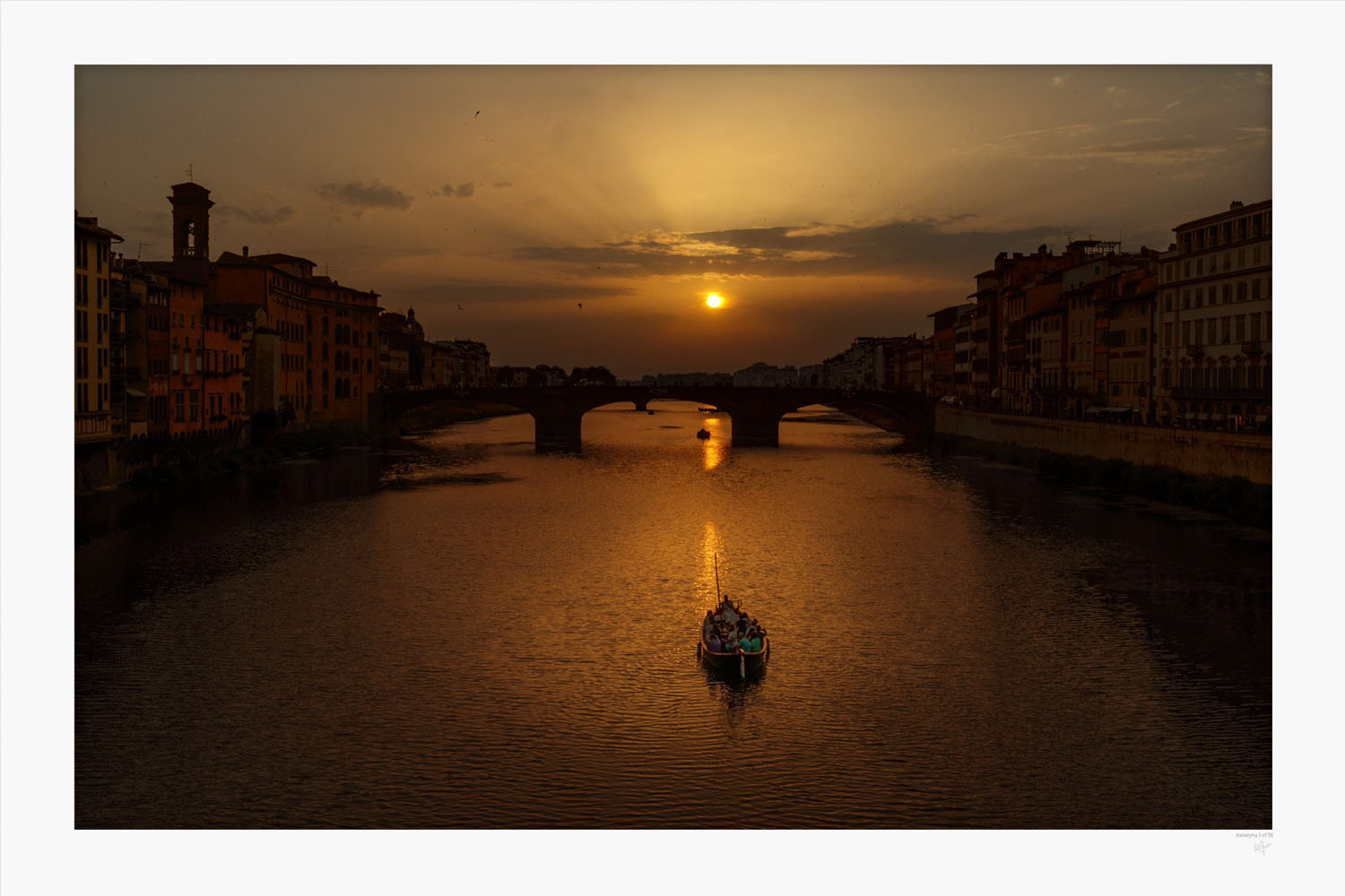 Arno River - Limited Edition Fine Art Print | RBarr
