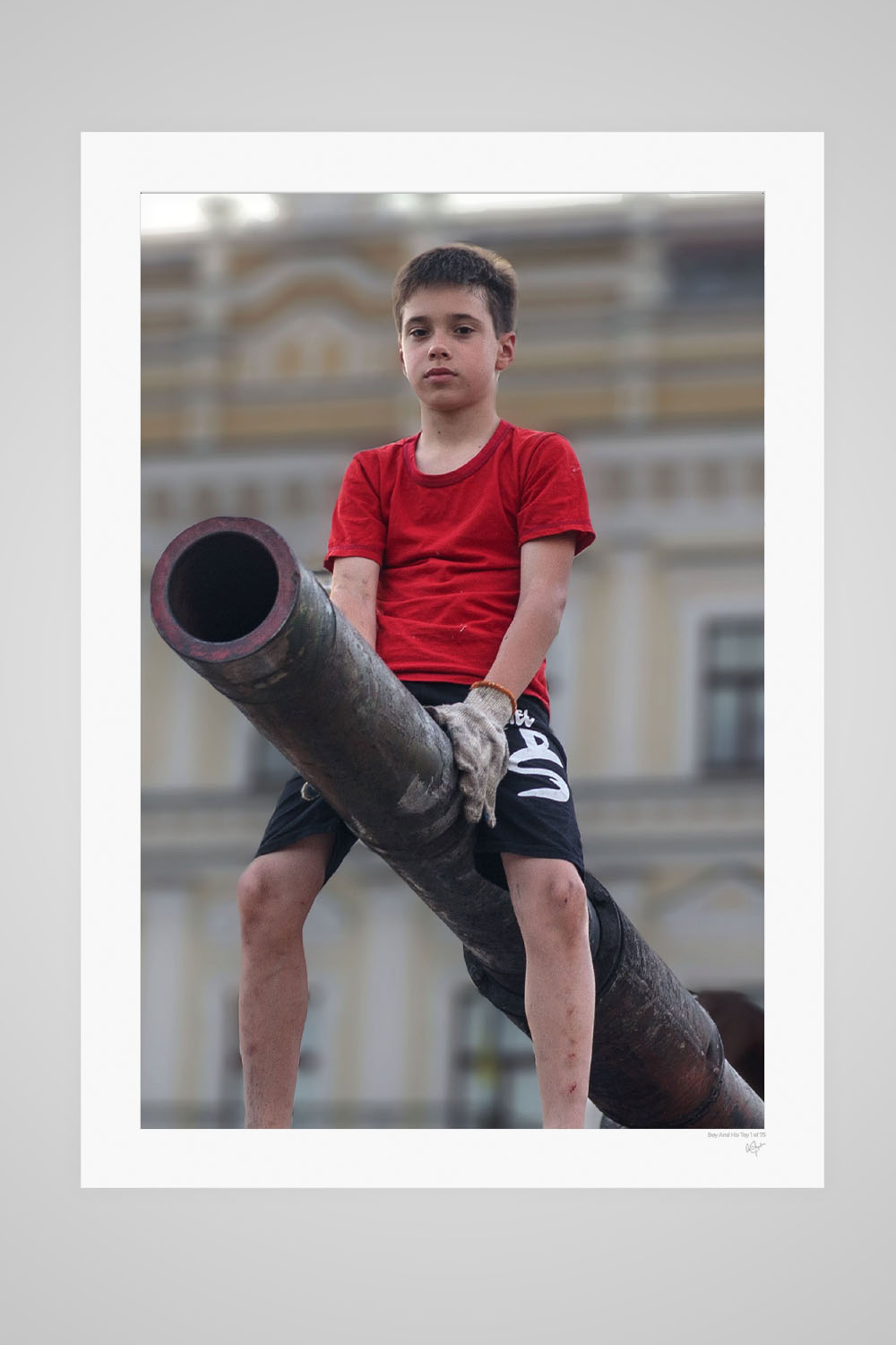 Boy And His Toy - Limited Edition Fine Art Print | RBarr