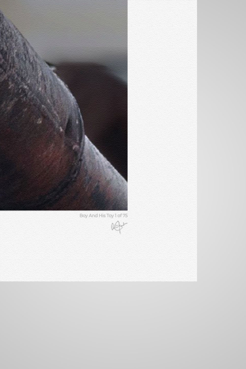 Boy And His Toy - Limited Edition Fine Art Print | RBarr