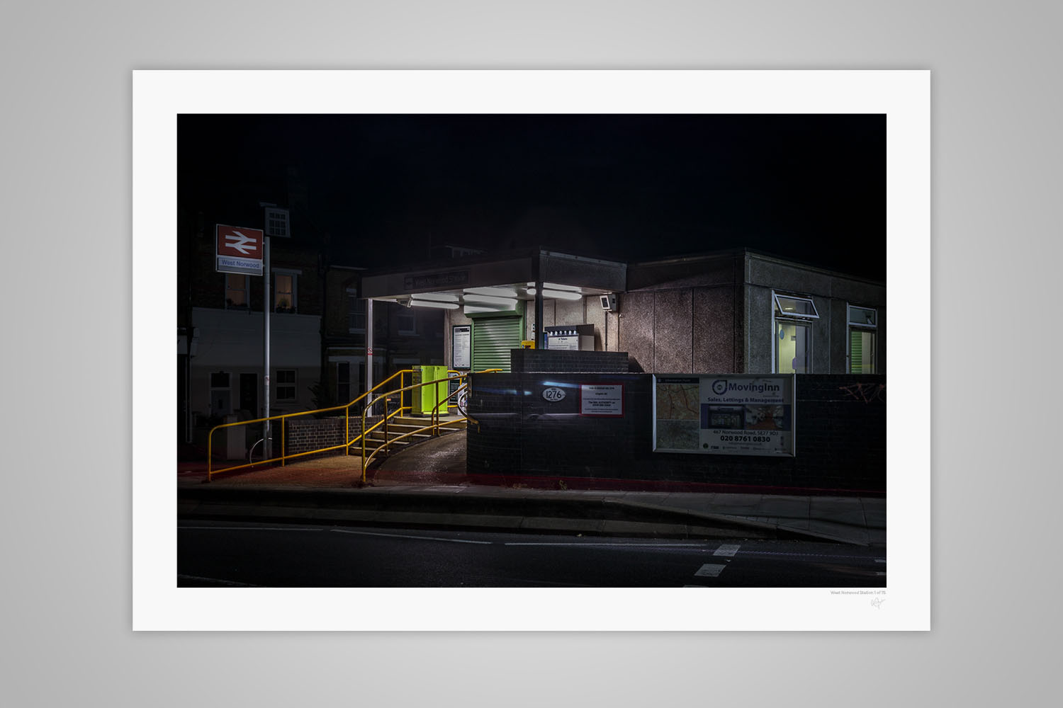 West Norwood Station - Limited Edition Fine Art Print | RBarr