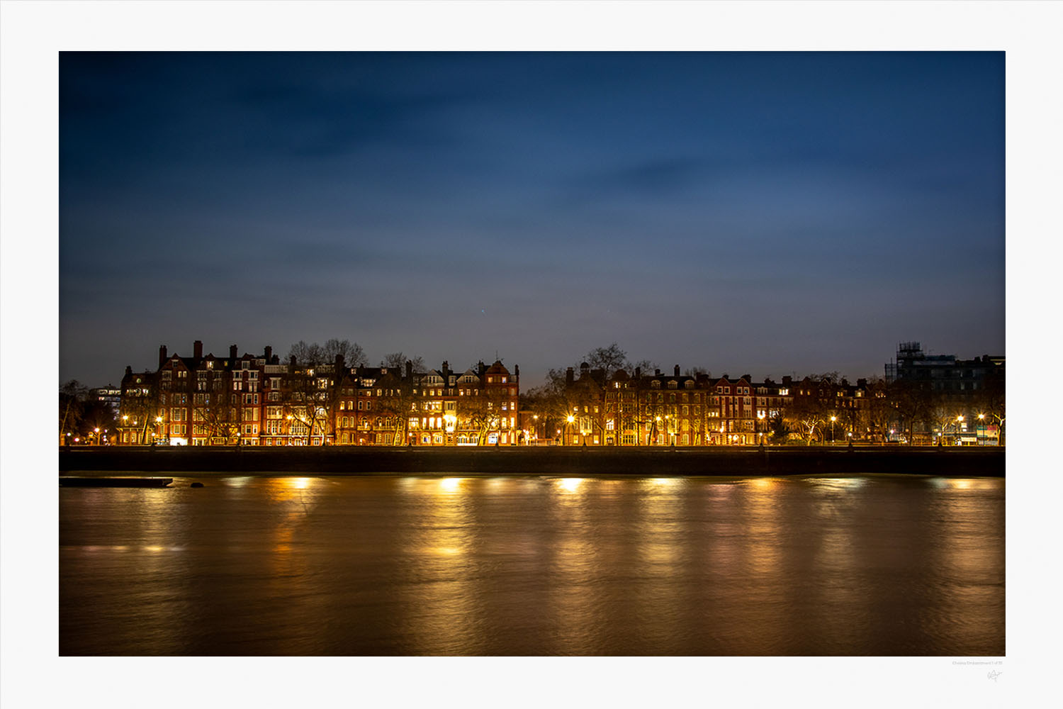 Chelsea Embankment - Limited Edition Print