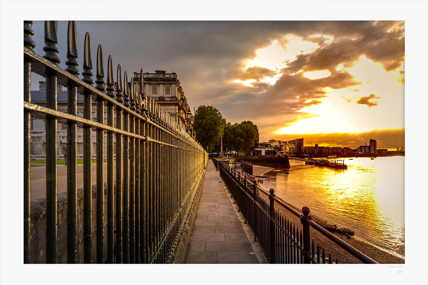 Greenwich Sunset - Limited Edition Print