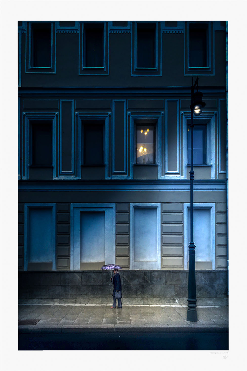 Rainy Night in Moscow - Limited Edition Print
