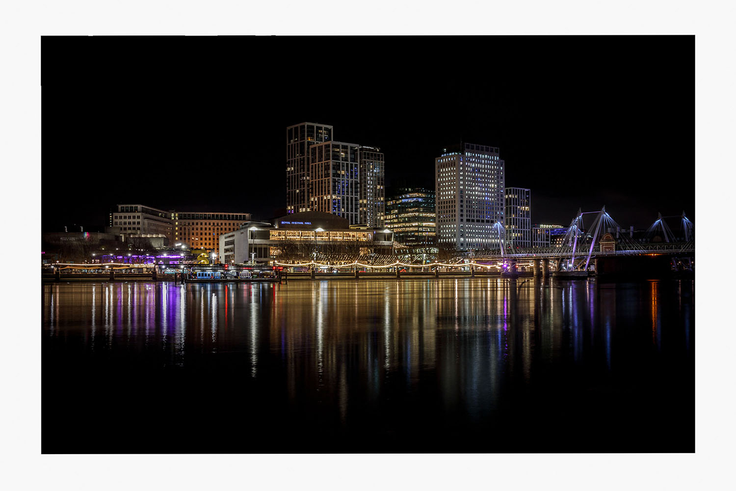 Southbank From The Northbank - Limited Edition Print