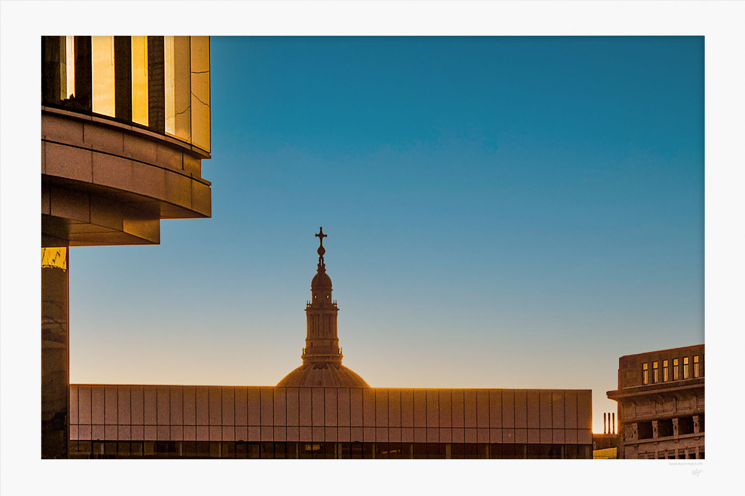 Sunset Over St Paul's - Limited Edition Print